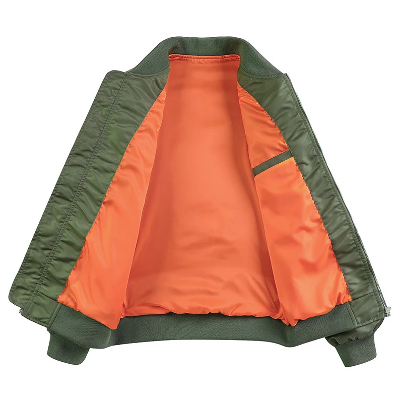 Herren Leichte Flieger-Bomberjacke mit wasserabweisender Shell und Kontrastfutter Nord Taschen