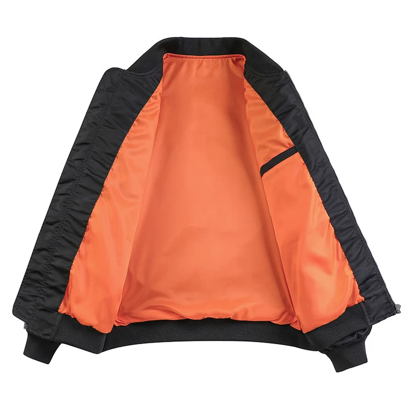 Herren Leichte Flieger-Bomberjacke mit wasserabweisender Shell und Kontrastfutter Nord Taschen