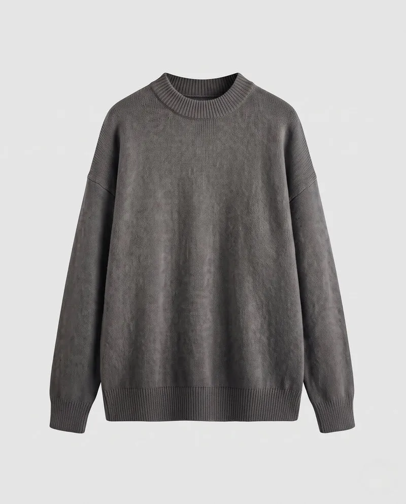 Damen Lockere Strickpullover Nord Taschen