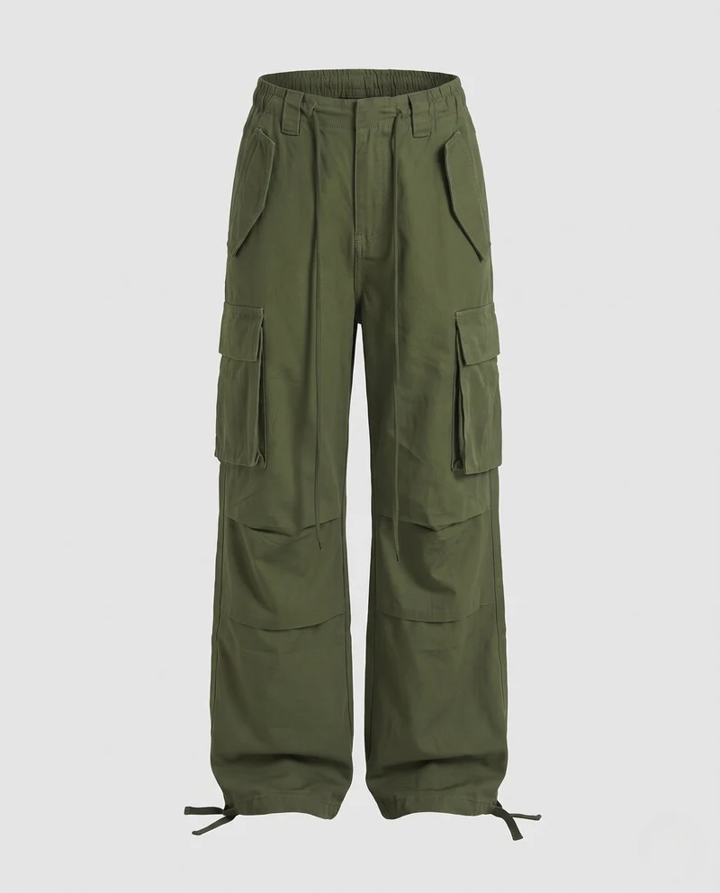 Damenmode Cargo-Hosen mit Seitentaschen Nord Taschen