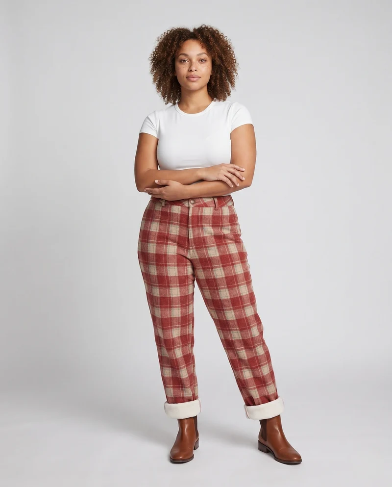Damen bequeme Fleece-Hose Nord Taschen