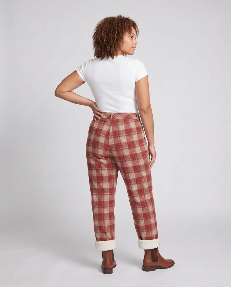 Damen bequeme Fleece-Hose Nord Taschen