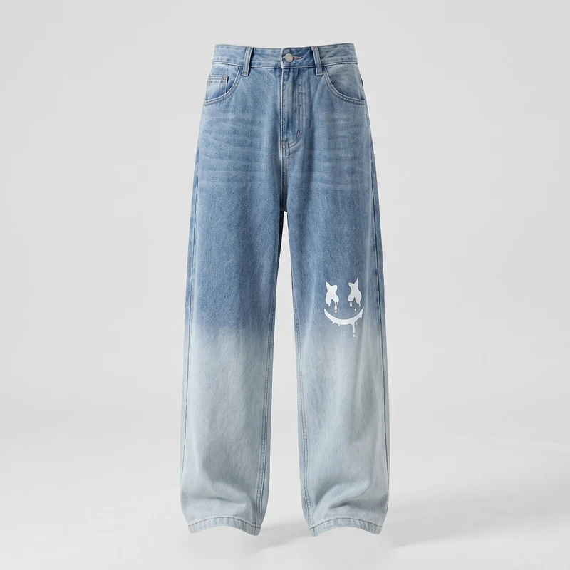 Herren Bequeme Baggy Jeans Nord Taschen