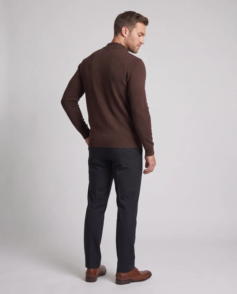Herren Eleganter Rundhals-Pullover Nord Taschen