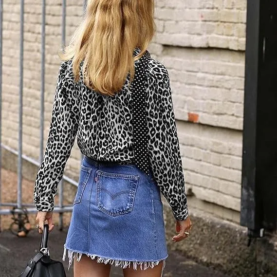 Trendige Bluse Im Leo-Muster - Vittorelli