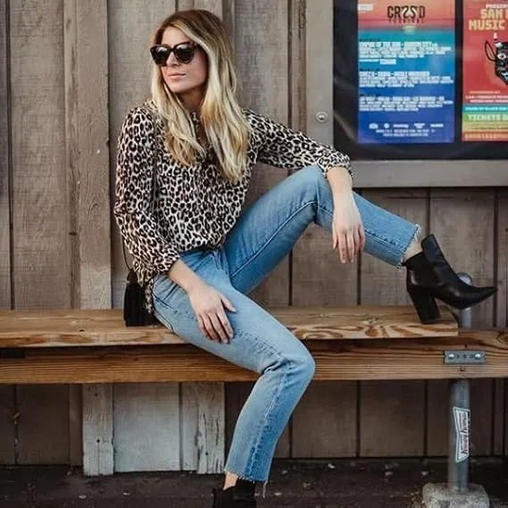 Trendige Bluse Im Leo-Muster - Vittorelli