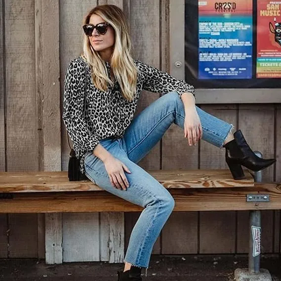 Trendige Bluse Im Leo-Muster - Vittorelli