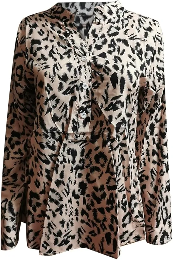 Trendige Bluse Im Leo-Muster - Vittorelli