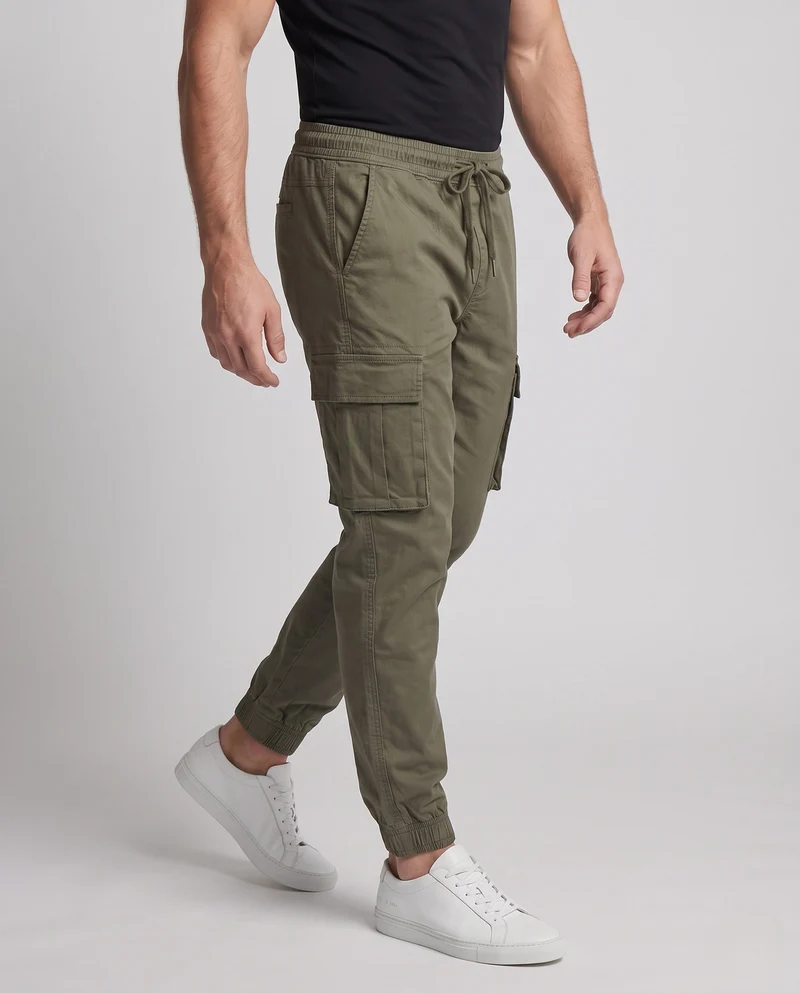 Herren Cargo-Hose mit elastischem Bund und Seitentaschen Nord Taschen