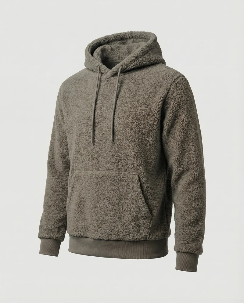 Kuscheliger Teddy Pullover Herren