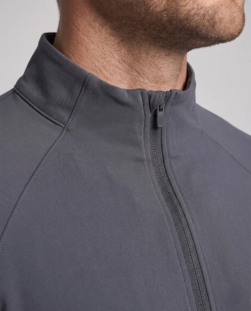 Herren Stretch-Trainingsset aus technischem Nylon mit Stehkragenjacke & tapered Freizeithose Nord Taschen