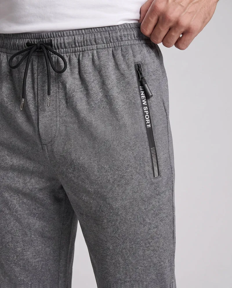 Herren Sportliche Jogginghose mit geradem Bein, elastischem Bund & Reißverschlusstasche Nord Taschen