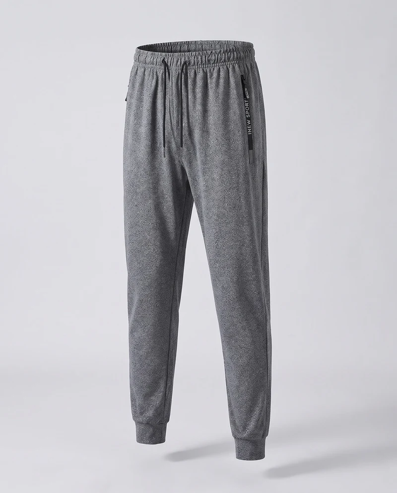 Herren Sportliche Jogginghose mit geradem Bein, elastischem Bund & Reißverschlusstasche Nord Taschen