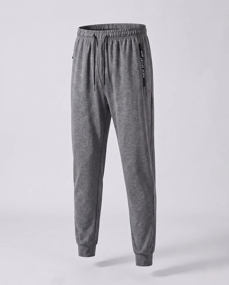 Herren Sportliche Jogginghose mit geradem Bein, elastischem Bund & Reißverschlusstasche Nord Taschen