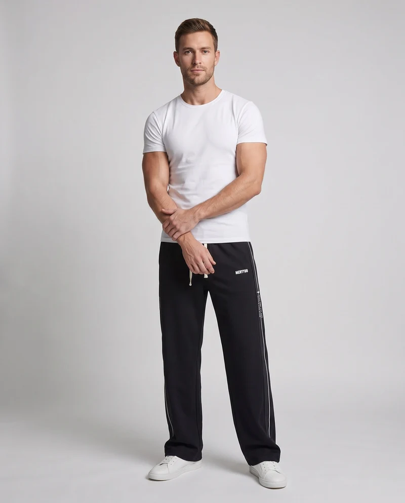 Herren Freizeit-Hose mit kontrastierenden Seiteneinsätzen Nord Taschen
