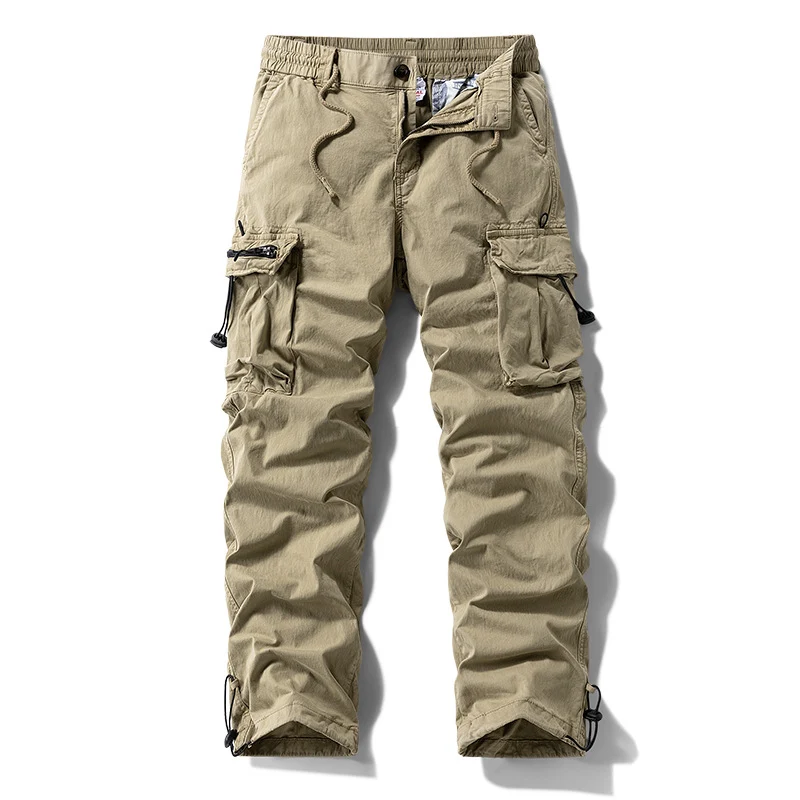 Herren Robuste Cargo‑Hose im Tactical‑Utility‑Stil mit elastischem Bund und Multifachtaschen Nord Taschen