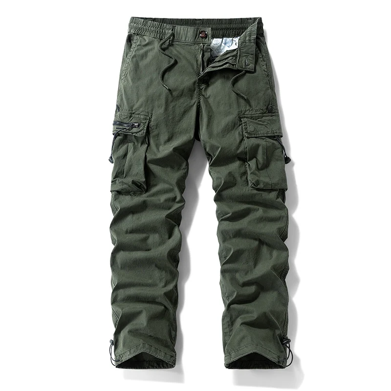 Herren Robuste Cargo‑Hose im Tactical‑Utility‑Stil mit elastischem Bund und Multifachtaschen Nord Taschen