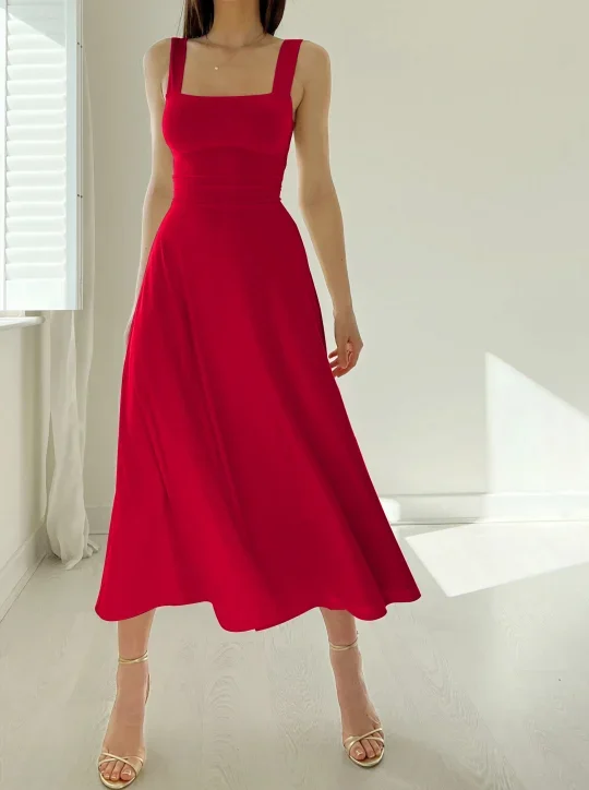 Midikleid aus Bio-Bambus - Vittorelli