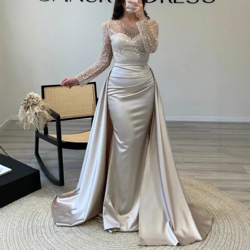 Damen Elegantes Abendkleid mit Glitzerdetails und fließendem Stoff - Vittorelli
