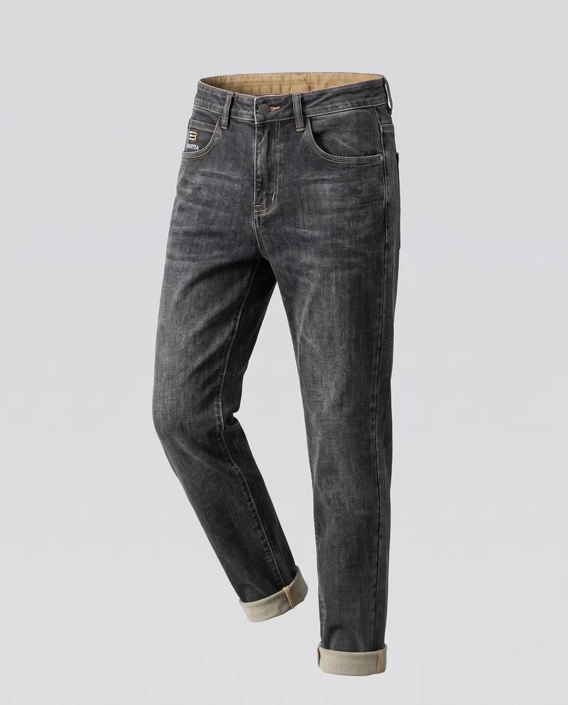 Herren modische Chino-Hosen mit hoher Taille und praktischen Seitentaschen Nord Taschen