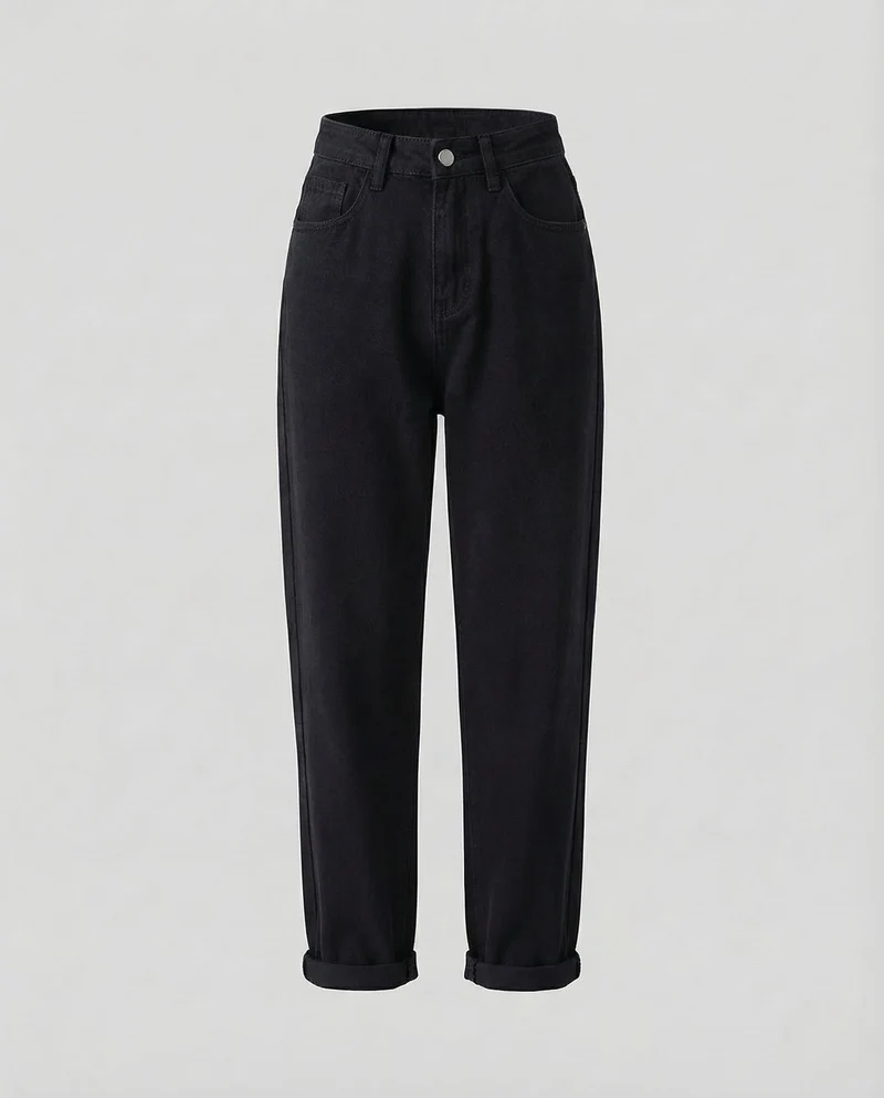 Damen Mom Jeans High Waist
