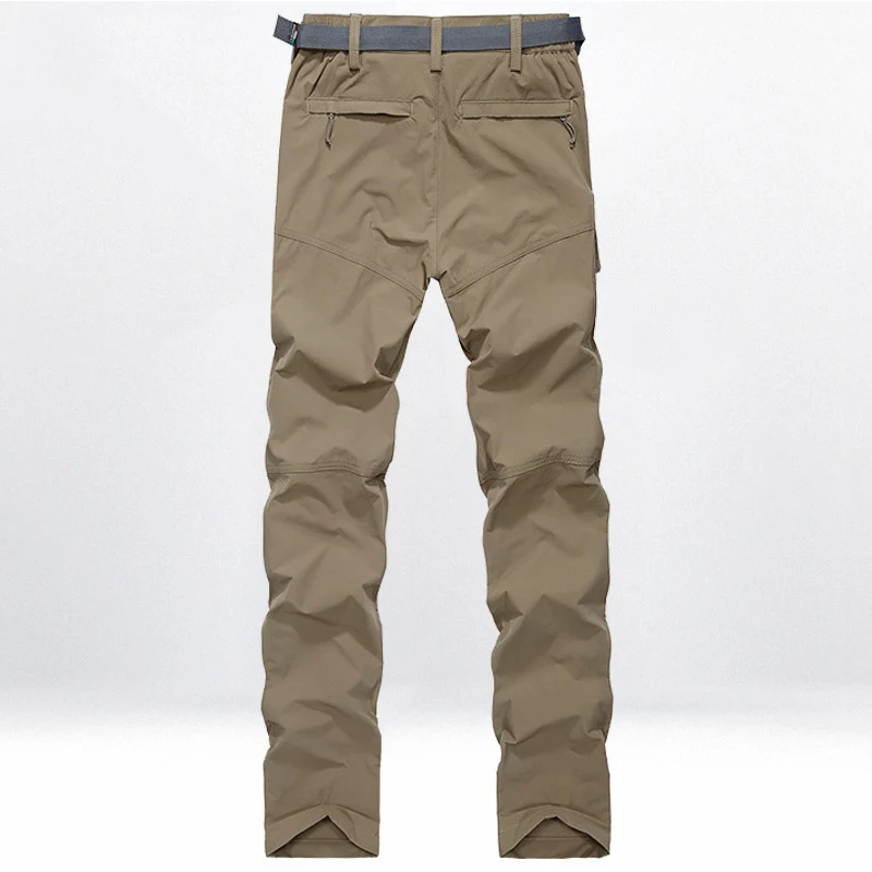 Herren Technische Trekking-Cargohose mit vorgeformten Knien und integrierter Gürtel-Lösung Nord Taschen