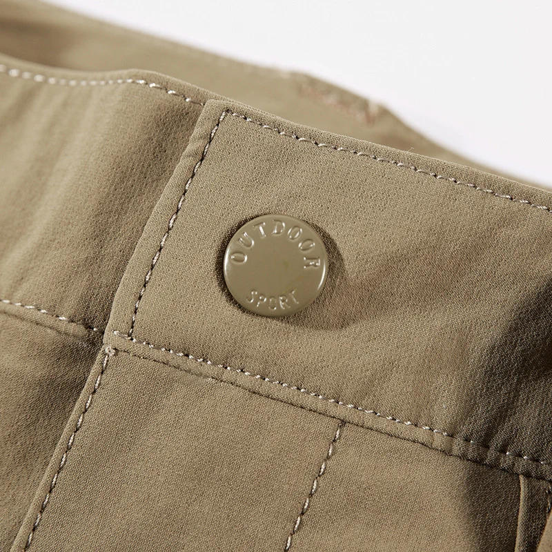 Herren Technische Trekking-Cargohose mit vorgeformten Knien und integrierter Gürtel-Lösung Nord Taschen