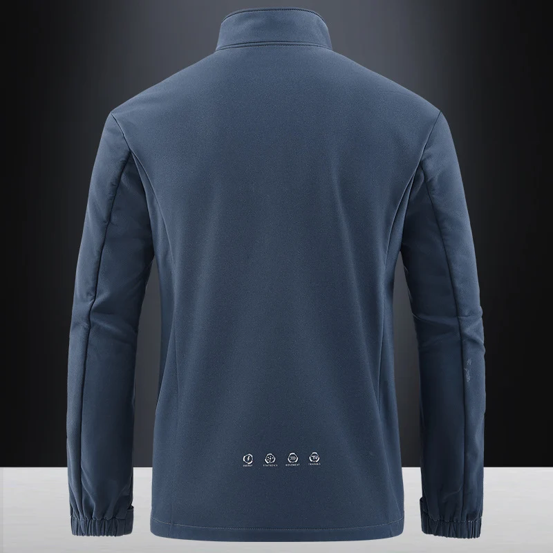 Herren Technische Softshelljacke mit winddichtem Shell, hohem Kragen und Reißverschlusstaschen Nord Taschen