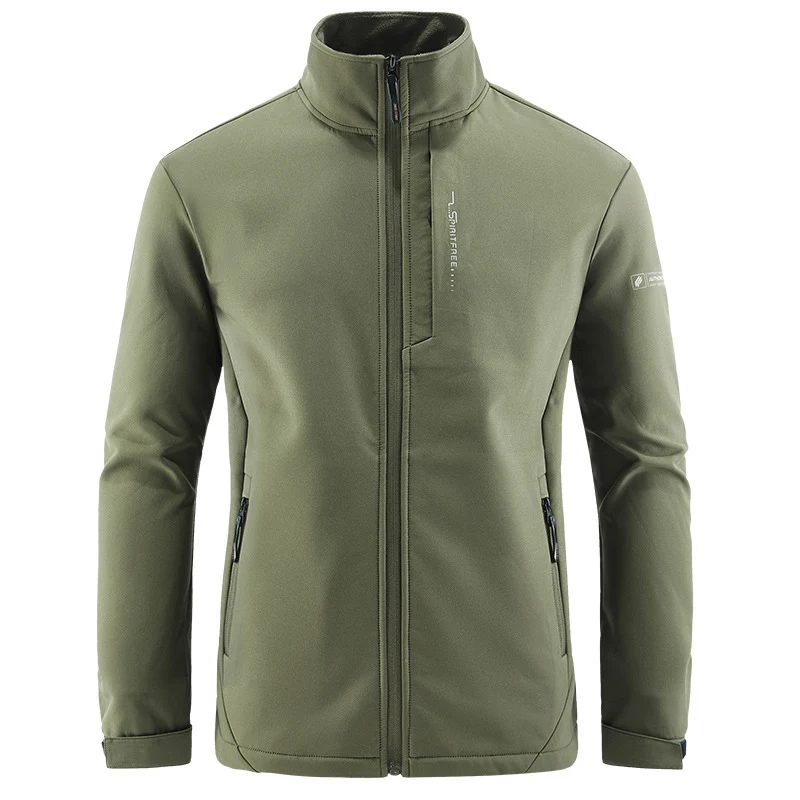 Herren Technische Softshelljacke mit winddichtem Shell, hohem Kragen und Reißverschlusstaschen Nord Taschen
