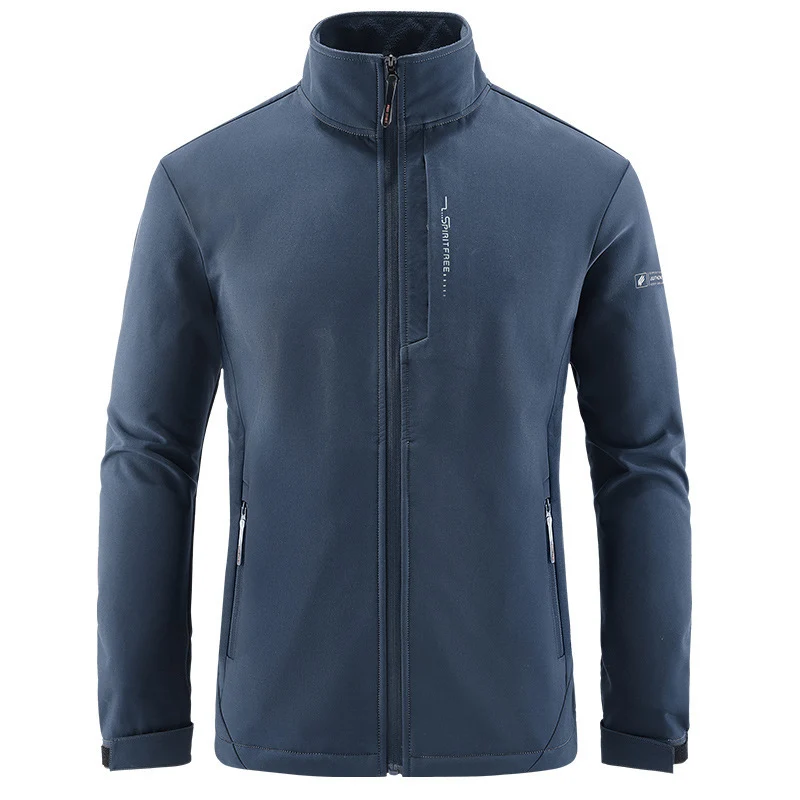 Herren Technische Softshelljacke mit winddichtem Shell, hohem Kragen und Reißverschlusstaschen Nord Taschen