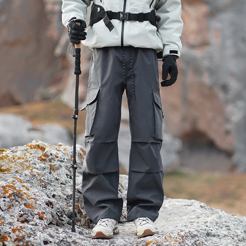 Herren Technische Outdoor-Cargohose mit wasserabweisendem Stretch und verstärkten Knien Nord Taschen