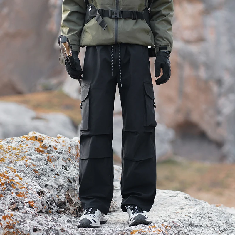 Herren Technische Outdoor-Cargohose mit wasserabweisendem Stretch und verstärkten Knien Nord Taschen