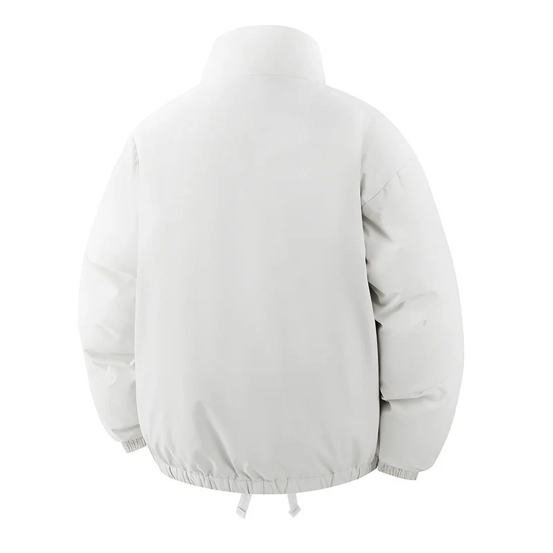 Herren Oversized Thermo‑Steppjacke mit hohem Kragen, Reißverschluss und Tunnelzug Nord Taschen