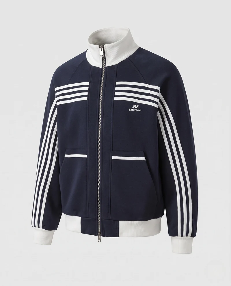 Herren Sportlicher Windbreaker Nord Taschen