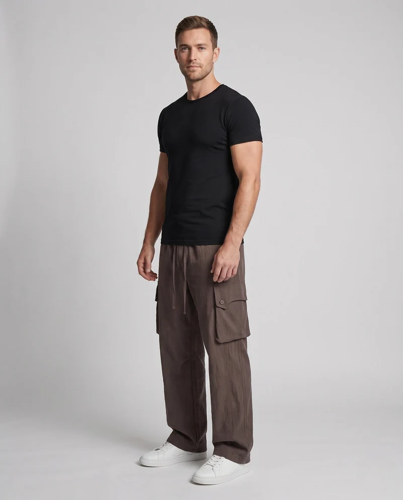 Herren Stylische Cargo-Hosen Nord Taschen