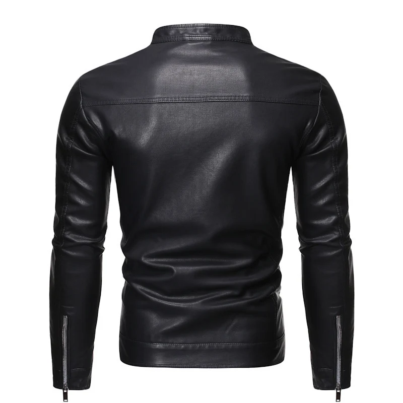 Herren Elegante Lederjacke Nord Taschen 1788417815