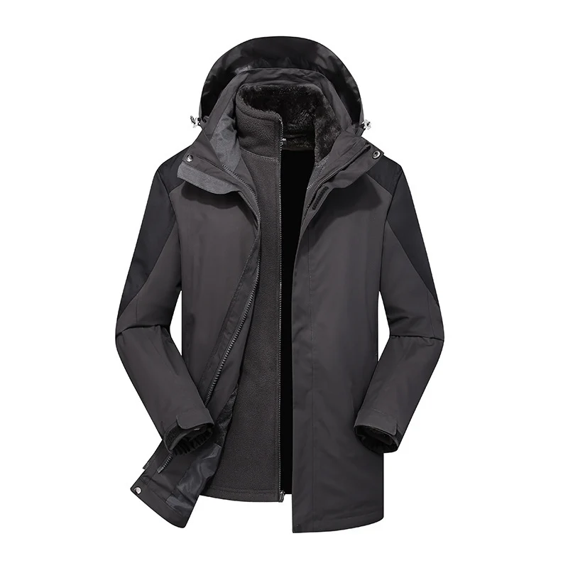 Damen zweilagige Softshelljacke mit herausnehmbarer Teddyfleece-Innenjacke und verstellbarer Kapuze Nord Taschen