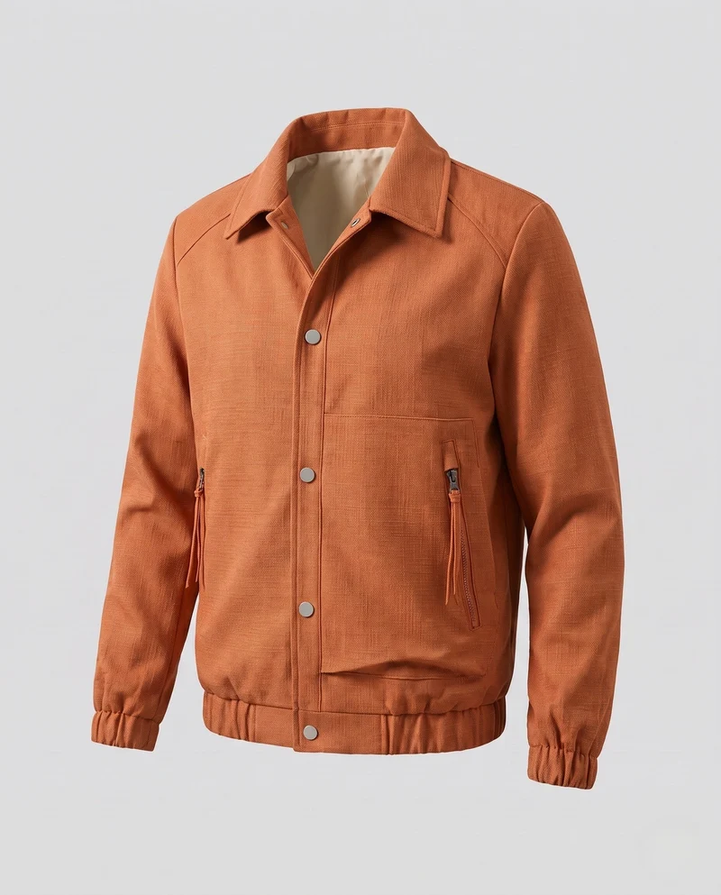 Damen Leichte Utility Jacke mit gestepptem Innenfutter, Druckknopfblende & elastischem Saum Nord Taschen