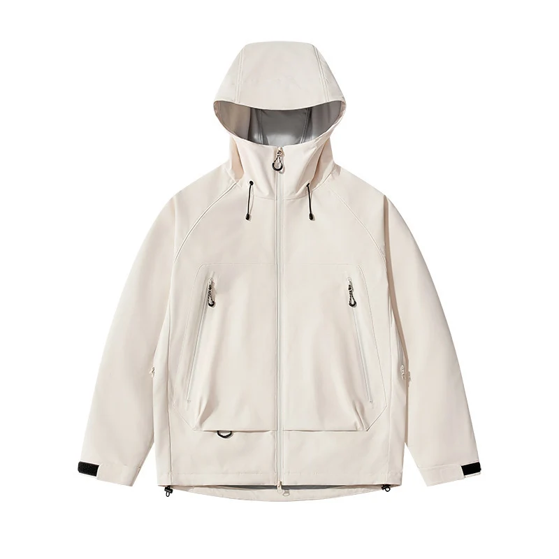 Herren technisch-isolierende Softshelljacke mit Kapuze und Fleece-Innenkragen Nord Taschen