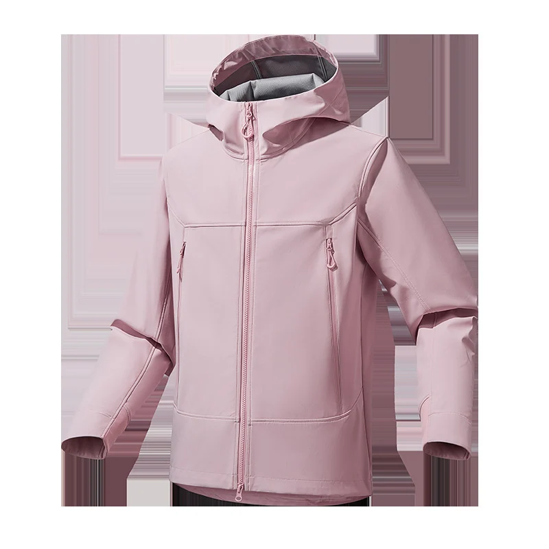 Herren Softshell‑Kapuzenjacke mit Stretch, wind- und wasserabweisender Membran und Zwei‑Wege‑Reißverschluss Nord Taschen