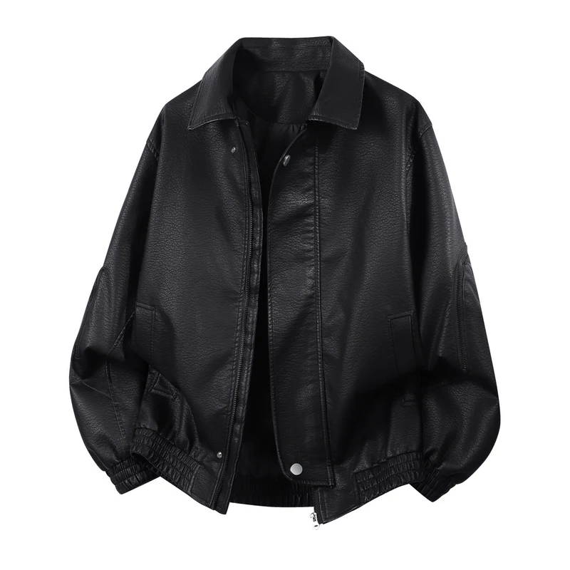Herren Elegante und bequeme Lederjacke Nord Taschen