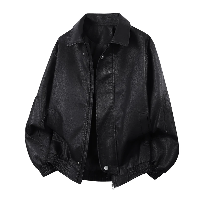 Herren Elegante und bequeme Lederjacke Nord Taschen