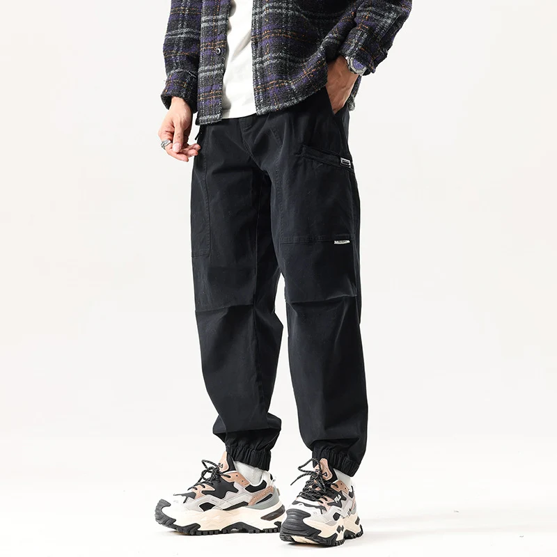 Herren Relaxed Tactical‑Cargo‑Jogger mit Knieabnähern und Elastikbündchen Nord Taschen
