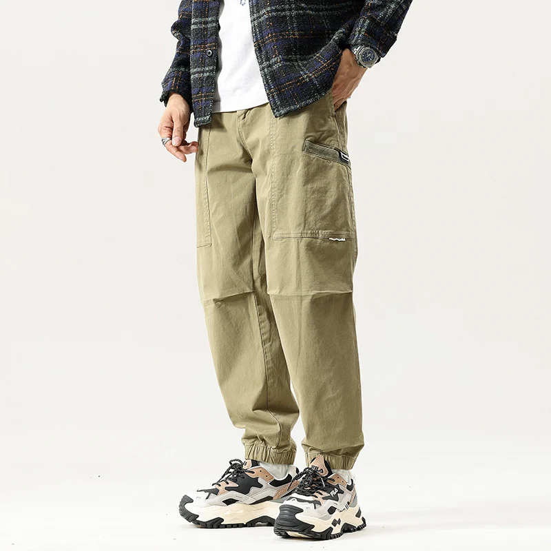 Herren Relaxed Tactical‑Cargo‑Jogger mit Knieabnähern und Elastikbündchen Nord Taschen