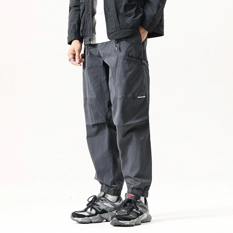 Herren Relaxed Tactical‑Cargo‑Jogger mit Knieabnähern und Elastikbündchen Nord Taschen