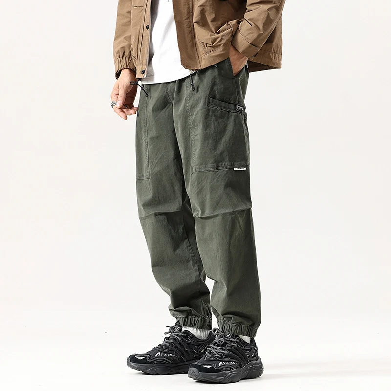 Herren Relaxed Tactical‑Cargo‑Jogger mit Knieabnähern und Elastikbündchen Nord Taschen