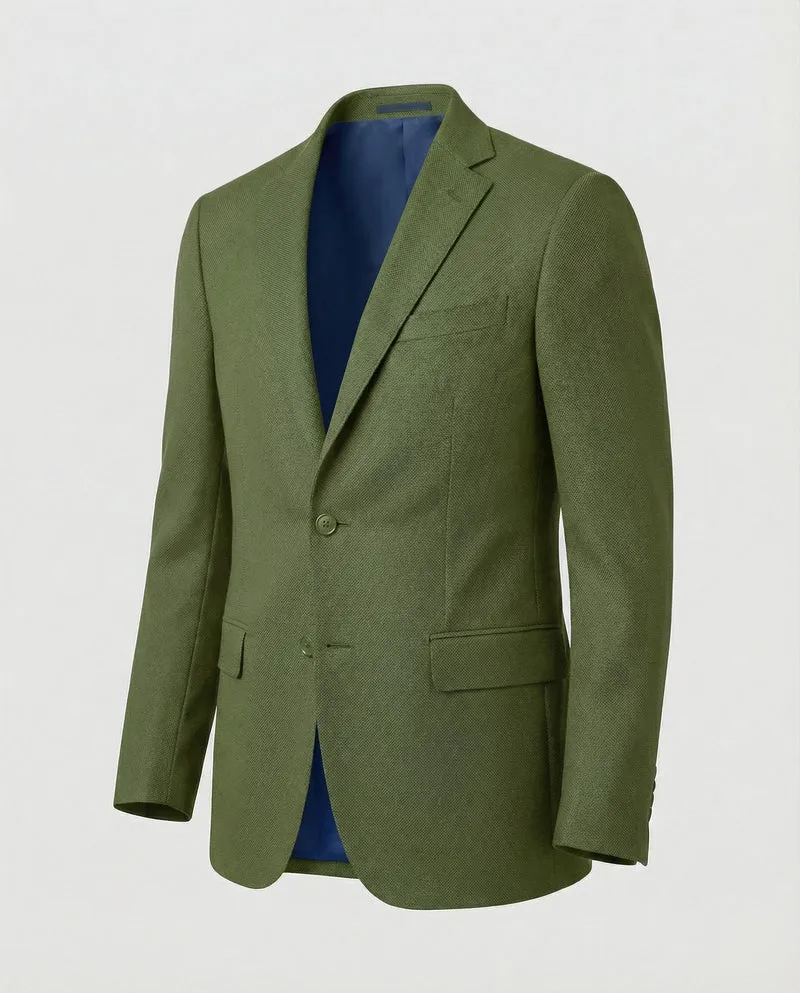 City Blazer Strukturstoff Herren