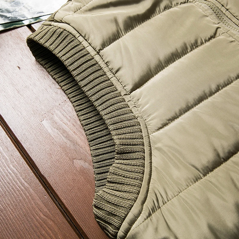 Herren Gepolsterte Thermo‑Steppweste mit Teddy‑Fleece‑Futter und Rippenbündchen Nord Taschen