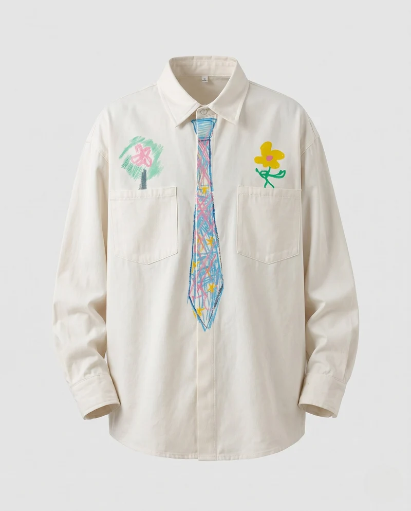 Unisex Kreatives Langarmshirt Nord Taschen