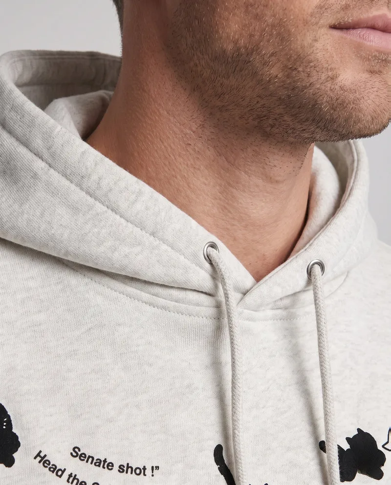 Unisex Übergrößen Hoodie mit kreativem Druck Nord Taschen